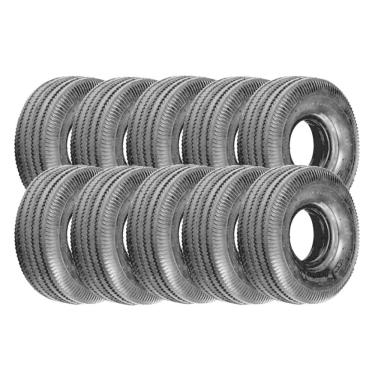 Imagem de Combo 10 Pneus Carrinho De Mão 350-4 4 Lonas Buffalo