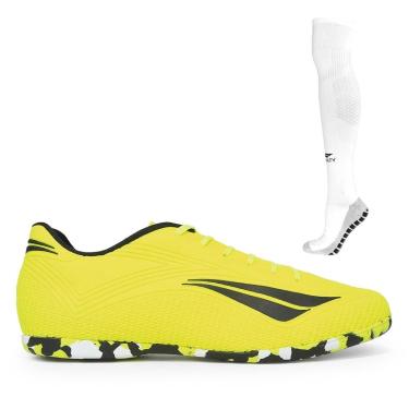 Imagem de Chuteira Futsal Penalty Fúria Y-2+Meião Penalty Fut Grip Antiderrapante-Masculino