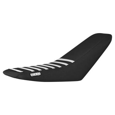 Imagem de Enjoy Mfg Capa de assento - Compatível com Riding Times GT73/GT73 Pro eMoto Bike_#540 (toda preta com nervuras brancas)