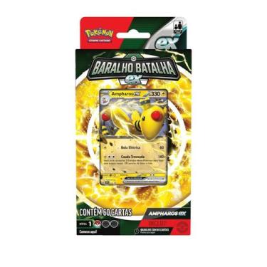 Imagem de Pokémon Baralho De Batalha Ampharos Ex Com 60 Cartas - 290
