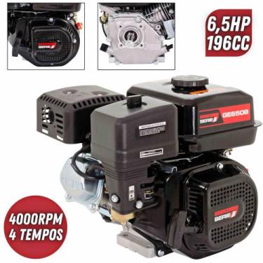 Imagem de Motor Estacionário Kawashima GE650B á Gasolina 4T 6.5cv Alta Potência 