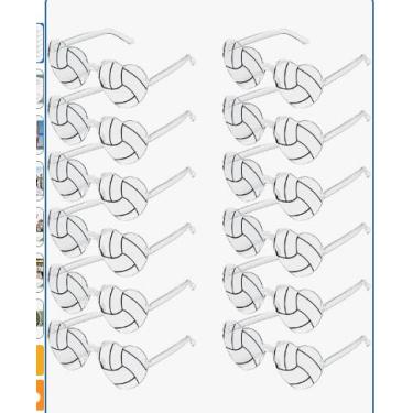 Imagem de Sariiraw Óculos de sol esportivos redondos – Pacote com 20 presentes para equipe de vôlei, futebol, basquete, noite sênior e lembrancinhas de festa esportiva