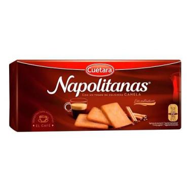 Imagem de Biscoito Doce Napolitanas Canela - 213g - Cuétara