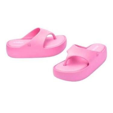 Imagem de Sandália Melissa Free Platform Thong Feminino Rosa Claro-Feminino