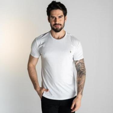 Imagem de Camiseta Ralph Lauren Pima Colored Branca-Masculino
