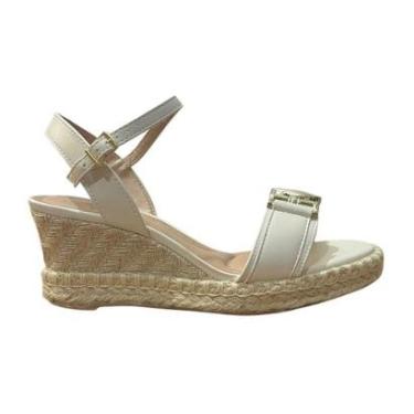 Imagem de Chinelo Feminino Beira Rio Conforto Casual Brilho Strass 8523.121 Bege-Feminino
