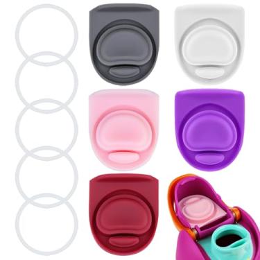 Imagem de ZUGHXMS Rolha de substituição e anel de vedação O compatível com Owala FreeSip 680 g, tampa de anéis de vedação superior de garrafa para Owala 16/19/24/32/1,134 g tampa de boca acessórios de peças de
