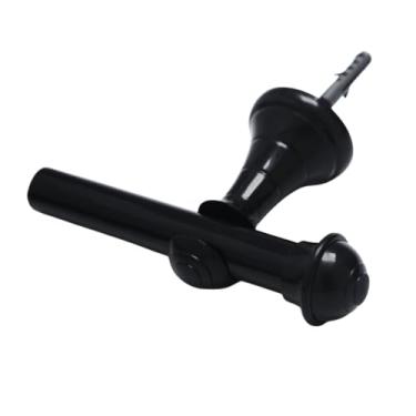 Imagem de Kit Varão Cortina 2,00 Metros 19mm Simples varão para cortina 2 metros，varao para 3 metros(PRETO)