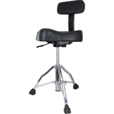 Imagem de Banco De Bateria Ajuste Pneumático Com Encosto Smart Sm-052