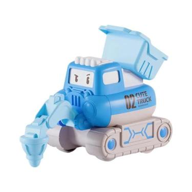 Imagem de Mini Escavadora Infantil Brinquedo Educativo Veículo De Construção Int