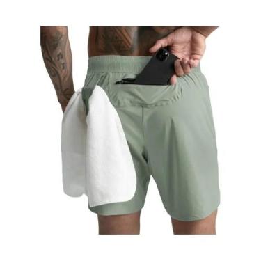 Imagem de Shorts Masculinos De Secagem Rápida E Respirável Para Corrida E Treino