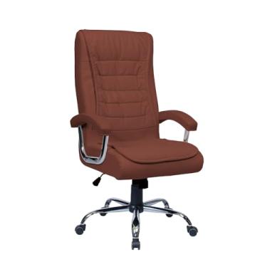 Imagem de Cadeira Escritório Presidente Munique Terracota - Mola Ensacada - Original Conforsit