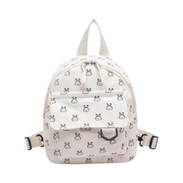 Imagem de Mochila Casual Mini Feminina Versátil Para Viagem, Compras E Escola - 