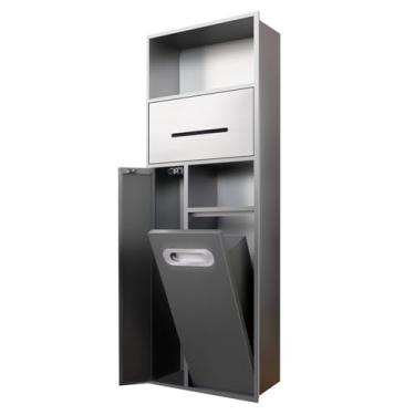 Imagem de Prateleira de nicho de banheiro de aço inoxidável – Organizador de chuveiro à prova d'água para quarto molhado, quarto e cozinha; ideal para artigos de higiene pessoal, papel higiênico e armazenamento