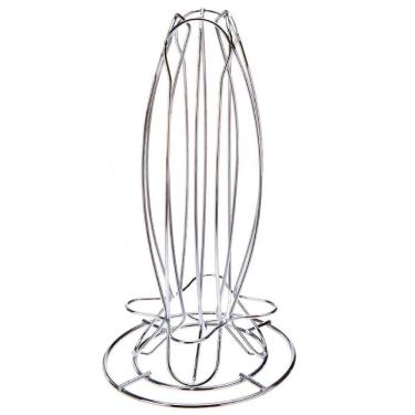 Imagem de Suporte Para 24 Capsulas Nespresso Cromado 13,5X25,5Cm Lyor