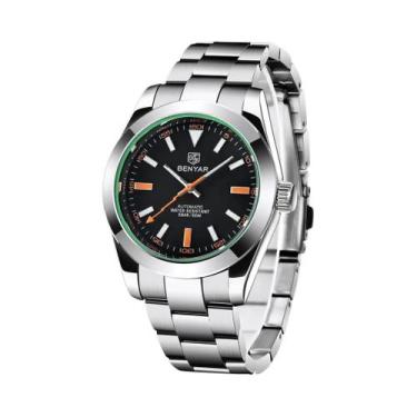 Imagem de Relógio Mecânico Automático Masculino BENYAR À Prova d'Água 50M Luxo E