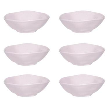 Imagem de Conjunto Jogo 6 Tigelas Bowl Ryo Pink Sand 500 ml Porcelana Oxford