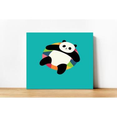 Imagem de Quadro Decorativo Infantil Panda 30x42cm - Artsim Projetos Gráficos