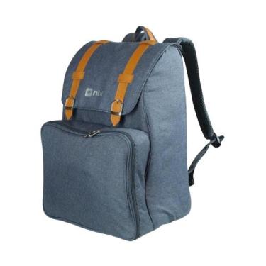 Imagem de Mochila Termica Cooler Picnic Park NTK Kit RPET 300D Azul - Nautika