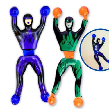 Imagem de Boneco Que Gruda Na Parede Ninja Geleca Infantil Brinquedo - - Europio