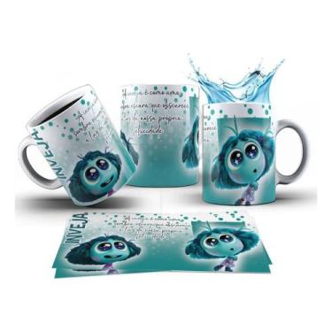 Imagem de Caneca 325ml Divertidamente 2 Mood Do Dia Ansiedade Tristeza - ABRAKAD
