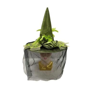 Imagem de Chapéu de cosplay Witchs Costume Headwear Warm Soft Cozy para adultos 