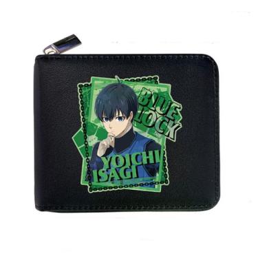 Imagem de Carteira Anime Blues Locks de couro dobrável para crianças - Yiweisai