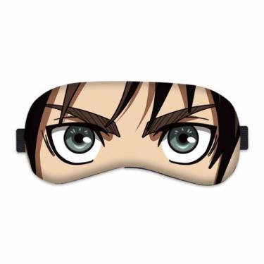 Imagem de Máscara para dormir Anime Attacks Titans Máscara de dormir de desenho 