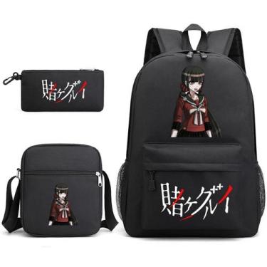 Imagem de Conjunto de mochilas escolares Kakeguruis Jabamis Yumekos Cartoon Kids