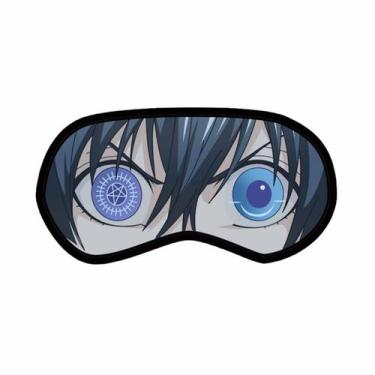 Imagem de Máscara de dormir Máscara de dormir Black Butlers Anime Cartoon - Yiwe