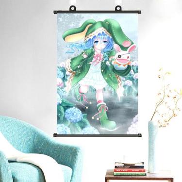 Imagem de Arte de parede em tela Dates A Lives Himekawas Yoshinos Anime 40x60cm 