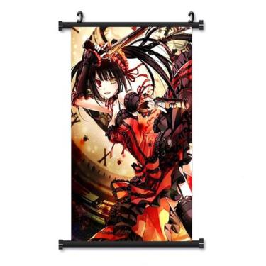 Imagem de Pintura de parede em tela Dates A Lives Tokisakis Kurumis Anime - yiwe