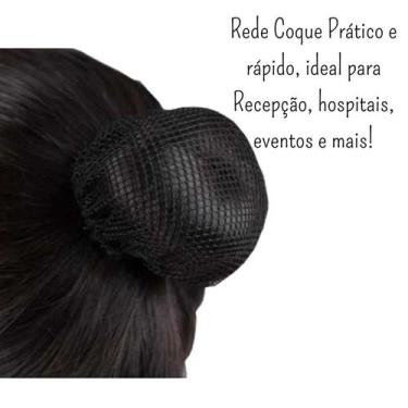 Imagem de 5 Redes Para Cabelo Coque bale - Laço&Amp;Rede, Preto