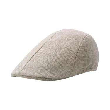 Imagem de Boina Masculina Respirável Ajustável Primavera Verão Estilo Britânico 