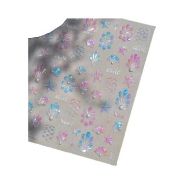 Imagem de Adesivos Decorativos Para Unhas Em Forma De Bolha De Gato Brilhante 5D