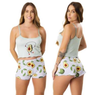 Imagem de Baby Doll Feminino Blogueirinha Sem Bojo Estampas Sortidas Virgínia Co