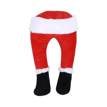 Imagem de Decorações De Natal Para as Pernas Do Papai Noel, Enfeites Pendurados 