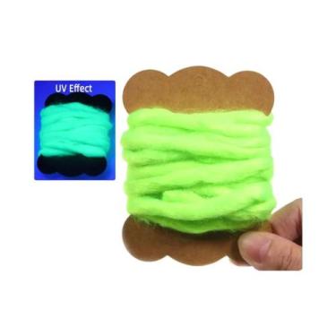 Imagem de Material Para Atado De Moscas De Truta Glow Bug Minnow Streamer, Fibra