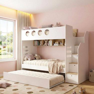 Imagem de Treliche com Nicho Star Maker Casatema Madeiraoriginals Branco/Itapoã