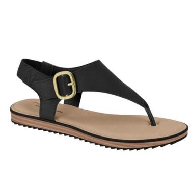 Imagem de Sandalia Feminina Rasteira Asa Delta Conforto Modare 7141141, Preto, 3