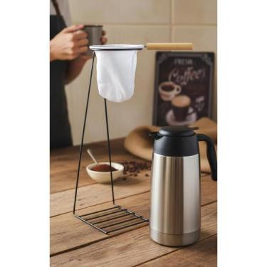 Imagem de Coador Café Grande 45cm c/ Suporte Reutilizável - Congratulations Stor