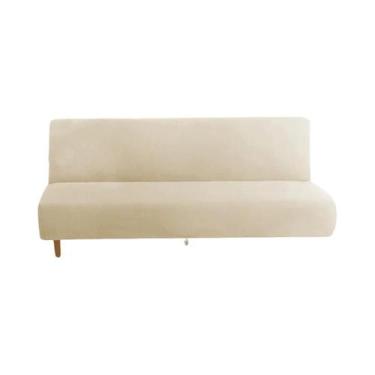 Imagem de Capa De Sofá-Cama De Cor Sólida Com Alta Elasticidade, Removível E Lav