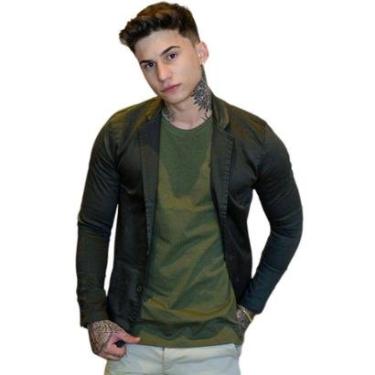 Imagem de Blazer   Luxo Slim Fit Masculina-Masculino