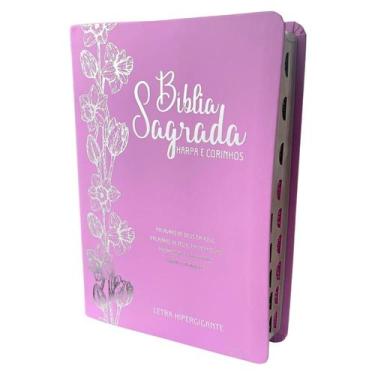 Imagem de Biblia sagrada evangelica letra hiper gigante arc almeida palavras de 