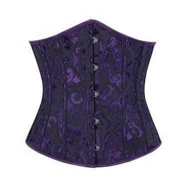 Imagem de Corset Sexy Feminino Modelador De Cintura Estilo Steampunk Com Cadarço