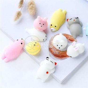 Imagem de Bichinhos Squishy Mochi Fidget Toy para Aliviar Estresse e Ansiedade com Design Diverti...