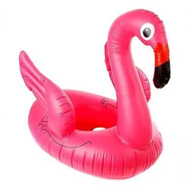 Imagem de Boia Infantil com Assento Flamingo para Crianças de 12 a 18 Meses Inflável 70CM em PVC-...