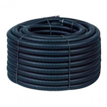 Imagem de Conduíte Reforçado 1 Polegada 50M para Proteção e Isolamento de Cabos com Alta Resistência Mecânica Preto Higipack