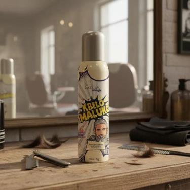 Imagem de Tinta Temporária P/ Cabelo Barba Em Spray 120ml Sai Com Água - Linha d