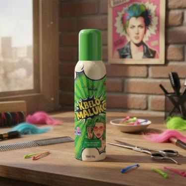 Imagem de Tinta Temporária P/ Cabelo Barba Em Spray 120ml Sai Com Água - Linha d